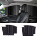 Foldable Car Window Privacy Curtains Sunshade Side Magnet Pleated Car Window Curtain