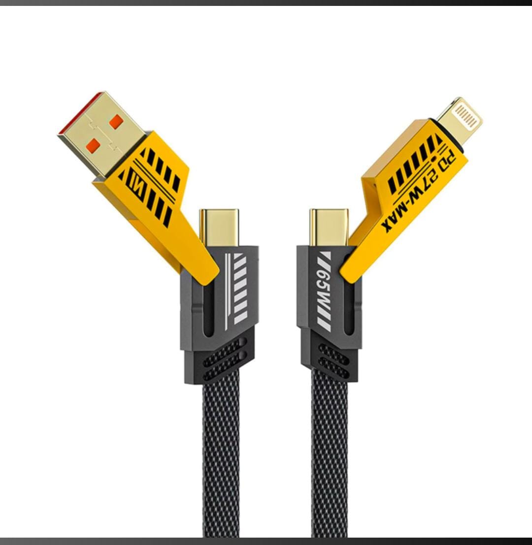 USB C Cable Lightning Cable 4 in 1